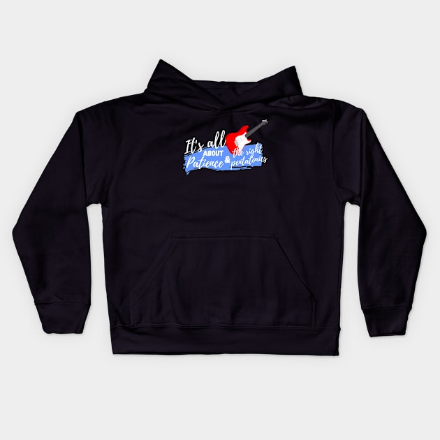 It's all about patience and the right pentatonics Kids Hoodie by Warp9